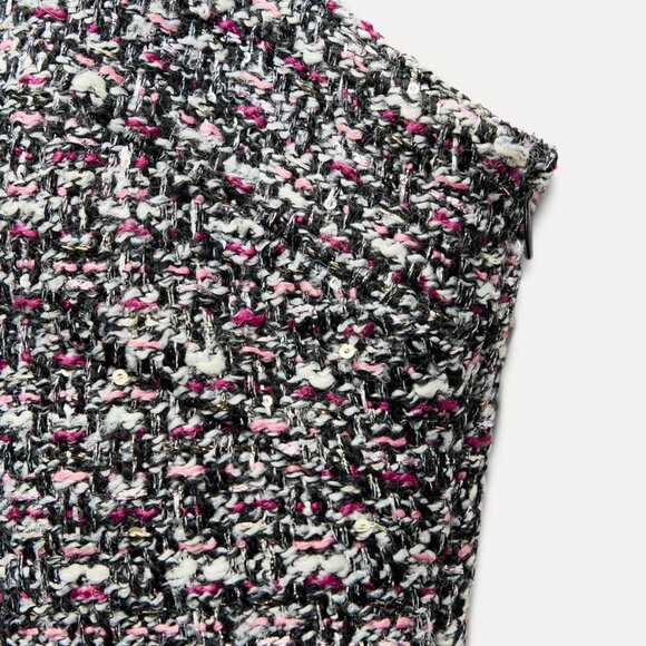 TEXTURED SHORT DRESS - Picture 3 of 3